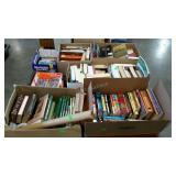 Skid lot of books and DVDs. Reference, textbooks,