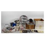 Hardware group, includes sockets, switch plate