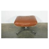 Ottoman, Eames-style design, leather, missing two