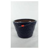 Pottery planter pot, 14.5"