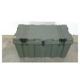 Hardigg TL500 poly trunk with two interior trays.