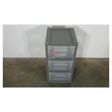 Plastic storage bins, 26" tall