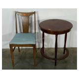 Chair and accent table 26 1/2" tall