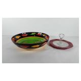 Appetizer dishes, includes large bowl (17") and