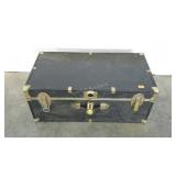 Storage trunk. No key and light rust on metal.