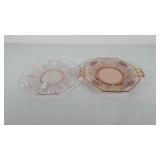 Pink depression glass, includes American Sweet