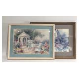 Pastel watercolor prints, gazebo by Barbara Mock,