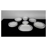 Vintage Old Town Blue Corelle dishes, 1970