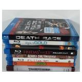 Blu-ray movies, includes Death Race, Fool