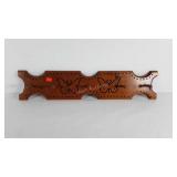 Butterfly design peg board, 34x8