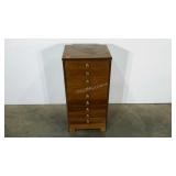 Sheet music chest, 9 drawers, 14 1/2 x 16 x 33