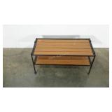 Small stand, two shelves, 12 1/2 x 27 x 13