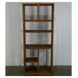 Bookcase, adjustable shelves, 30 x 72 x 17, open