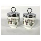 Royal Worcester egg coddlers, Lavinia Berries