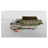 Toys, metal Marx sand truck, 13.5"