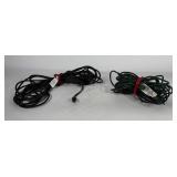 Two extension cords, both roughly 50