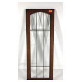 Leaded beveled glass cabinet door / suncatcher,