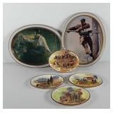 Home decor, includes four Williams-Sonoma plates