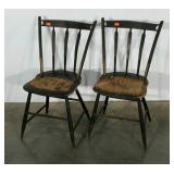 Two chairs, well worn, great project starter
