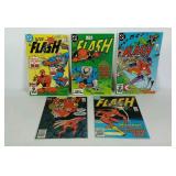 Five DC Flash comic books