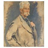 Portrait painting on canvas, not signed but is