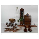 Home decor group, includes wall sconces copper