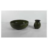 Fountain pottery pieces, 6" and 14"