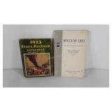 Ephemera, includes 1923 Sears, Roebuck catalogue