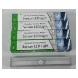 Four LED sensor lights, 7.5"