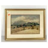 Adolf Dehn Minnesota in August  print, framed