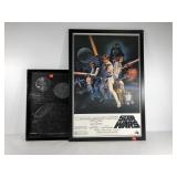 Star Wars wall art, Death Star shadowbox style