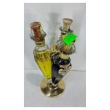 Liqueur dispenser with three liqueurs to chose