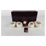 Max Brenner Hug Mugs, four hot cocoa mugs with