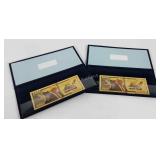 All Aboard The Trump Train gold foil bills, each