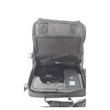 Memorex portable DVD player with case, works