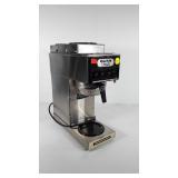 Bunn O Matic coffee maker, with two warning spots