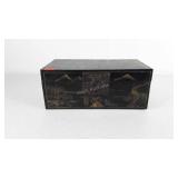 Asian themed chest, 6" x 7.5" x 14.5"