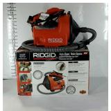 Rigid auto-clean drain opener, powers on