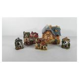 Holiday decor, includes ceramic Thomas Kinkade