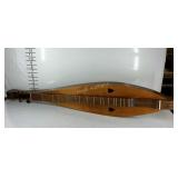 3-string dulcimer wooden instrument, one tuning