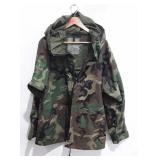 Army camo parka, size XL
