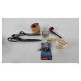 Mixed group, includes two pairs of scissors, A.D.