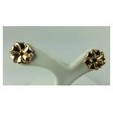 14k gold stud earrings