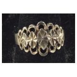 Sterling silver filigree ring size 8.5