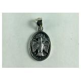 Sterling silver eagle pendant