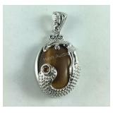 South African tigers eye and Brazilian citrine