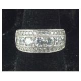 Well Made Cubic Zirconia Anniversary Band, 7.2