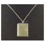 Locket Necklace (Only Chain is Silver), Sterling