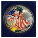 2000 Colorized Silver Eagle