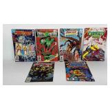 Six DC comic books, includes Green Lantern,